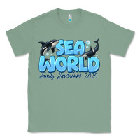 Sage Sea World Family Adventure 2025 Classic Tee - CowhideDigitalArt