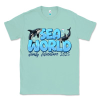 Seafoam Sea World Family Adventure 2025 Classic Tee - CowhideDigitalArt