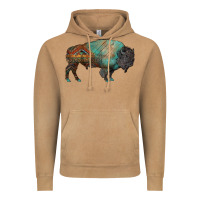 Vintage Camel aztec bison Vintage Hoodie - RanaPortraitStore