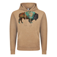 Aztec Bison Vintage Hoodie | Teevron
