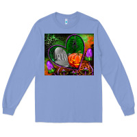 Colony Blue halloween heart mouse pad Long Sleeve Tee - BundleAndBundleShop