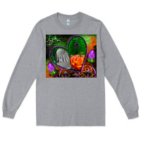Heather Grey halloween heart mouse pad Long Sleeve Tee - BundleAndBundleShop