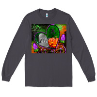 Smoke halloween heart mouse pad Long Sleeve Tee - BundleAndBundleShop