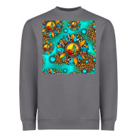Storm western sunset sunflowers seamless pattern Heavyweight Sweatshirt - HRA Design Shop