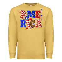 Antique Gold America Premium Sweatshirt - NancyCooperArtShop