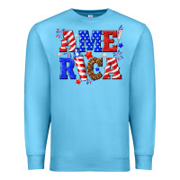 Ocean Blue America Premium Sweatshirt - NancyCooperArtShop