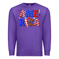 Purple America Premium Sweatshirt - NancyCooperArtShop