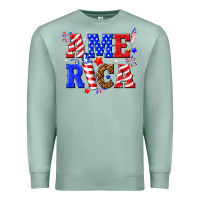 Seafoam America Premium Sweatshirt - NancyCooperArtShop