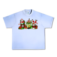 Coffee Cups With Santa Claus Urban Heavy Tee | Teevron