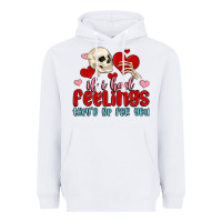 White if i had feelings they d be for you Heavyweight Hoodie - MaliasSmallBusiness