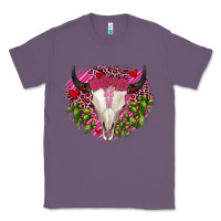 Lavender bull skull cactus valentines Classic Tee - JahusDesignShop