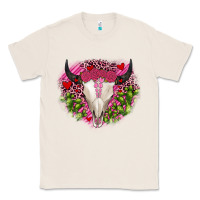 Natural bull skull cactus valentines Classic Tee - JahusDesignShop
