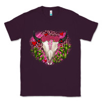 Plum bull skull cactus valentines Classic Tee - JahusDesignShop