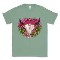 Sage bull skull cactus valentines Classic Tee - JahusDesignShop