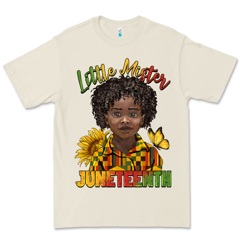 Little Mister Juneteenth Black Boy Premium Tee by BarkalooDesign | Teevron