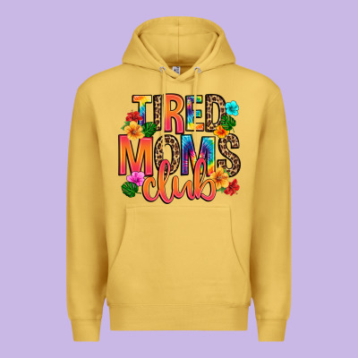 Tired Moms Club Premium Hoodie Designed By Artiststas