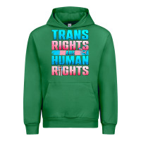 Emerald Trans rights are human rights Urban Hoodie - NancyCooperArtShop