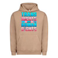 Pigment Burro Trans rights are human rights Urban Hoodie - NancyCooperArtShop