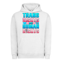 Pigment Lunar Rock Trans rights are human rights Urban Hoodie - NancyCooperArtShop