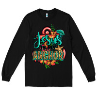 Black jesus is my anchor Long Sleeve Tee - Jasminsmagicworld