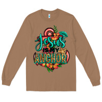 Toasted Coconut jesus is my anchor Long Sleeve Tee - Jasminsmagicworld