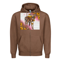 Chestnut Western Cute Baby Deer Fawn Zipper Hoodie - LillyAllenDesigns