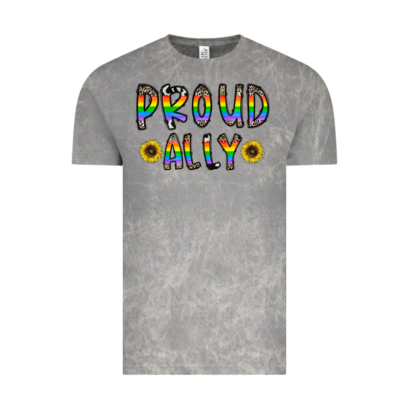 Proud Ally Vintage Tee by CowhideDigitalArt | Teevron