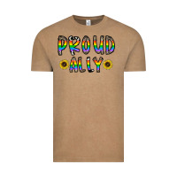 Vintage Coffee proud ally Vintage Tee - CowhideDigitalArt