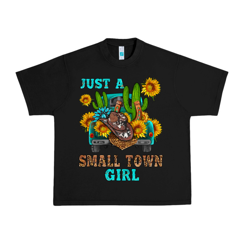 Just A Small Town Girl Urban Heavy Tee by HRA Design Shop | Teevron