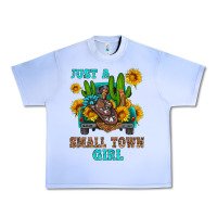 Grape Ice just a small town girl Urban Heavy Tee - HRA Design Shop