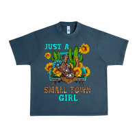 Midnight Navy just a small town girl Urban Heavy Tee - HRA Design Shop