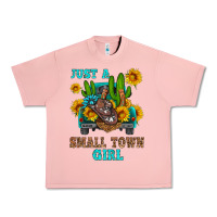 Salmon just a small town girl Urban Heavy Tee - HRA Design Shop