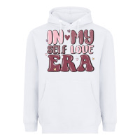 White in my self love era Heavyweight Hoodie - MaliasSmallBusiness