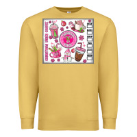 Antique Gold christmas vibes coffee Premium Sweatshirt - MaliasSmallBusiness