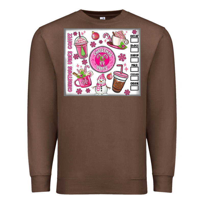 Christmas Vibes Coffee Premium Sweatshirt by MaliasSmallBusiness | Teevron