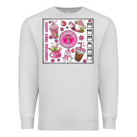 Dove Grey christmas vibes coffee Premium Sweatshirt - MaliasSmallBusiness