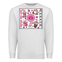 Oatmeal Heather christmas vibes coffee Premium Sweatshirt - MaliasSmallBusiness