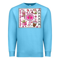 Ocean Blue christmas vibes coffee Premium Sweatshirt - MaliasSmallBusiness