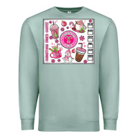 Seafoam christmas vibes coffee Premium Sweatshirt - MaliasSmallBusiness