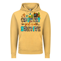 Vintage Mustard a country girl can survive Vintage Hoodie - Zillion Design Studio