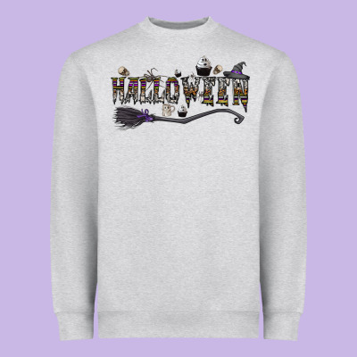 Halloween Heavyweight Sweatshirt Designed By Cowhidedigitalart