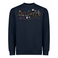 Navy halloween Heavyweight Sweatshirt - CowhideDigitalArt