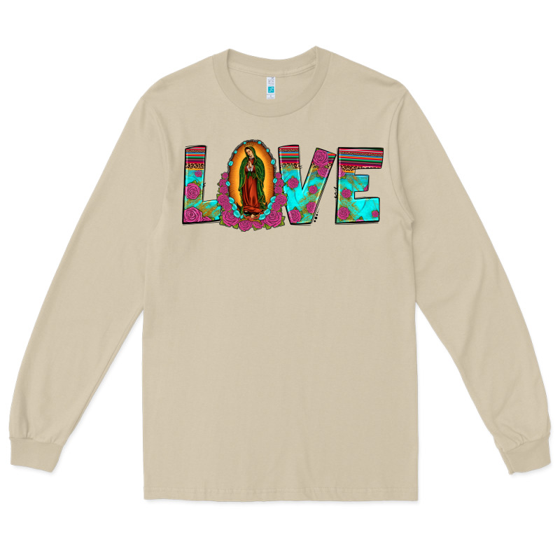 Love Our Lady Of Guadalupe Long Sleeve Tee by JahusDesignShop | Teevron