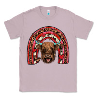 Lilac valentines highland cow rainbow Classic Tee - JahusDesignShop