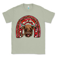 Matcha valentines highland cow rainbow Classic Tee - JahusDesignShop
