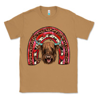 Toasted Coconut valentines highland cow rainbow Classic Tee - JahusDesignShop