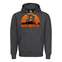 Smoke just hodl it new orleans skyline retro sunset Zipper Hoodie - Jasminsmagicworld