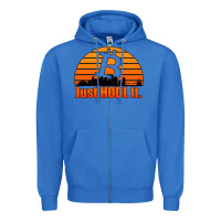 True Royal just hodl it new orleans skyline retro sunset Zipper Hoodie - Jasminsmagicworld