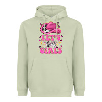 Matcha lets go girls Heavyweight Hoodie - NancyCooperArtShop