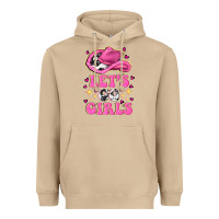 Mushroom lets go girls Heavyweight Hoodie - NancyCooperArtShop
